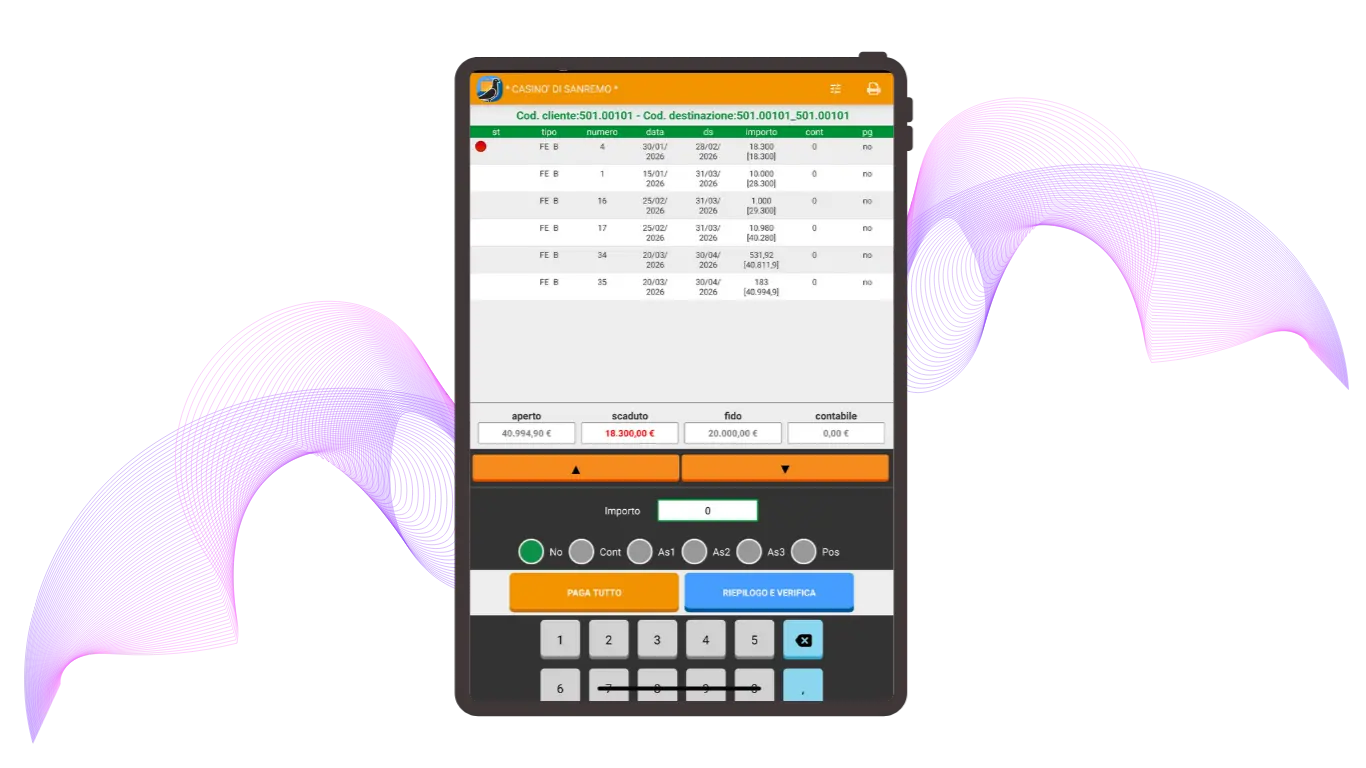 gestionale agenti di commercio gestione incassi e scadenziario clienti