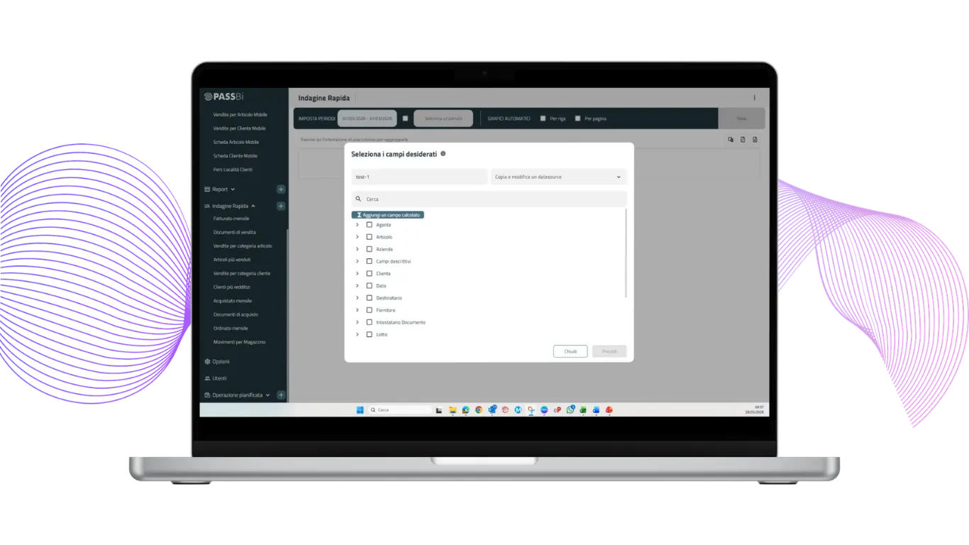 Datamart e metriche per analisi dati con Passbi