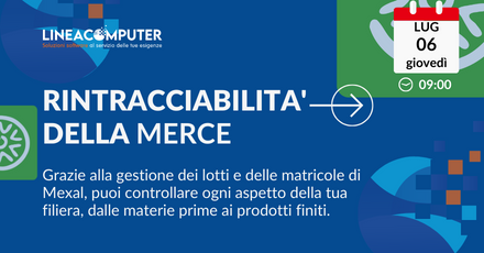 webinar passepartout rintracciabilità merce in Mexal